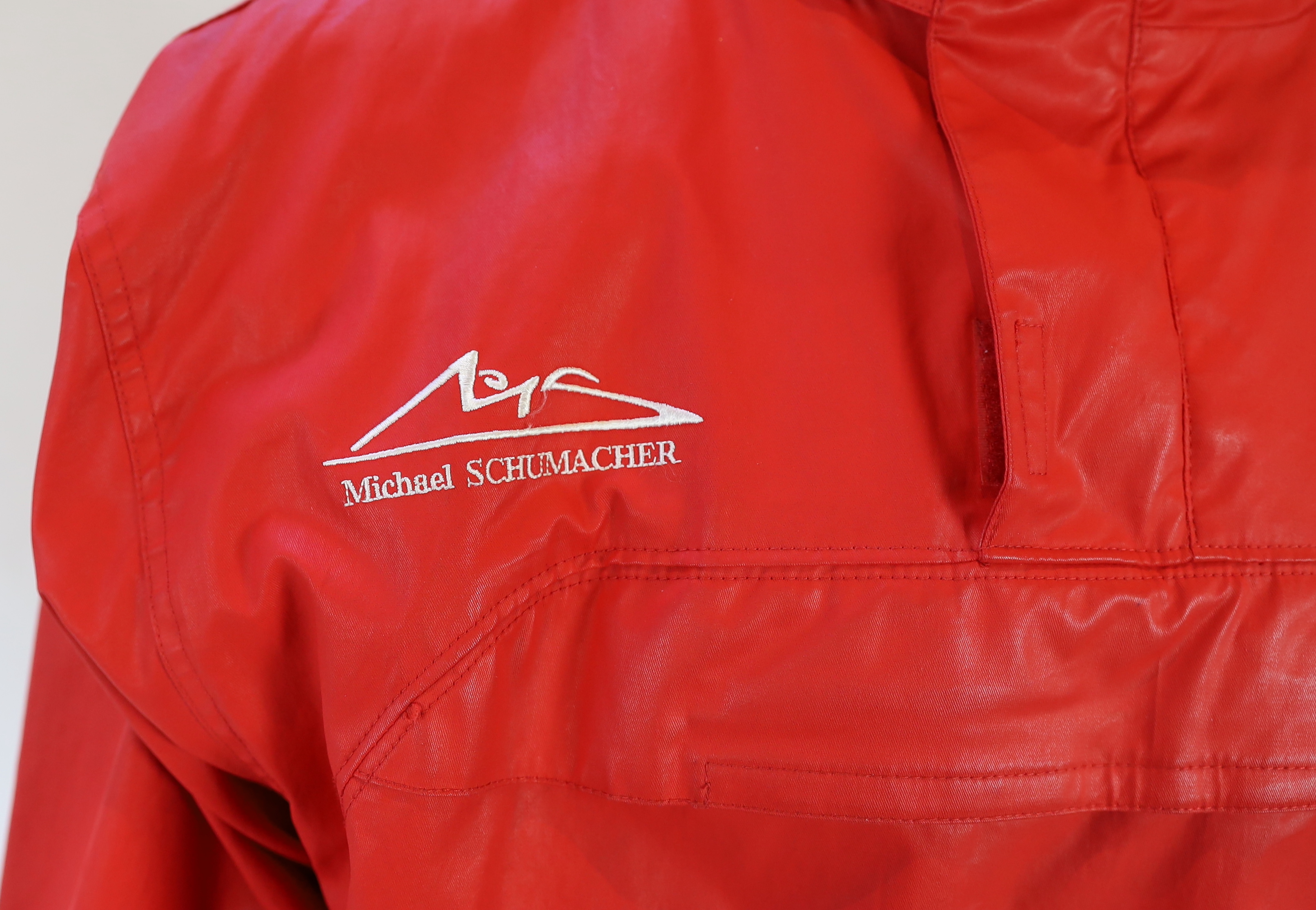 A Ferrari, Michael Schumacher red pullover jacket, size S loose fit